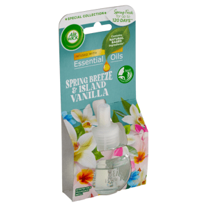 Air Wick Essential Oils Tekutá náplň do elektrického osvěžovače vzduchu jarní vánek a vanilka 19ml
