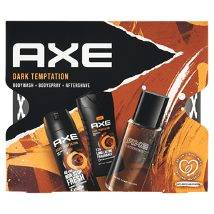 Axe Dark Temptation vánoční balíček pro muže s vodou po holení