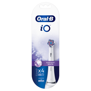Oral-B iO Radiant White Kartáčkové Hlavy, Balení 4 ks