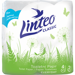 Linteo Classic toaletní papír 2vrstvý, 4ks