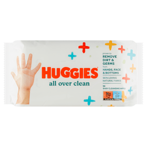 Huggies All Over Clean dětské utěrky 56 ks