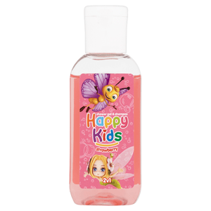 Happy Kids Sprchový gel a šampon strawberry 2v1 50ml