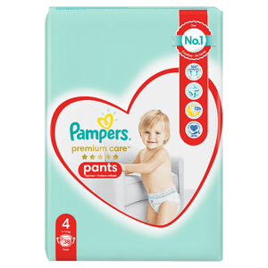 Plenkové Kalhotky Pampers Premium Care Velikost 4,  Kusů, 9kg-15kg
