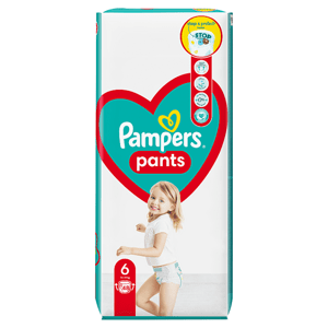 Pampers Pants Plenkové Kalhotky Velikost 6, 48 Plenek, 14kg-19kg