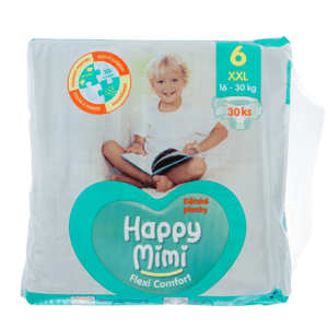Happy Mimi FC dět.pleny XXL (30ks-fol)