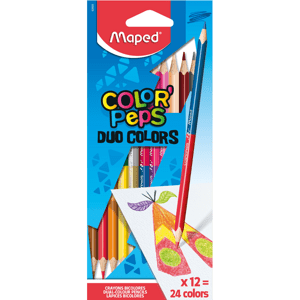 Maped Color' Peps Duo pastelky 24 barev