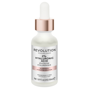 Revolution Skincare Plumping & Hydrating Solution - 2% Hyaluronic Acid, hydratační sérum 30ml