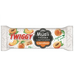Twiggy s meruňkami v jogurt.polevě 30g
