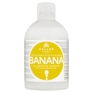 Kallos KJMN Banana posilující šampon s multivitaminovým komplexem 1000ml