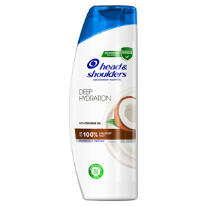 Head & Shoulders Deep Hydration Šampon proti Lupům 400 ml Kokosový Olej. Každoden. Použití