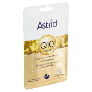 Astrid Q10 Miracle Zpevňující a hydratující textilní maska 1 ks 20ml