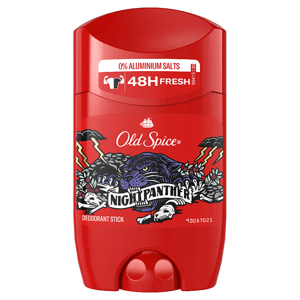 Old Spice Night Panther Tuhý Deodorant Pro Muže 50ml, 48h Svěžest, Bez Obsahu Hliníku