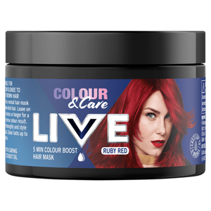 Schwarzkopf Live barvicí maska na vlasy Ruby Red 150ml