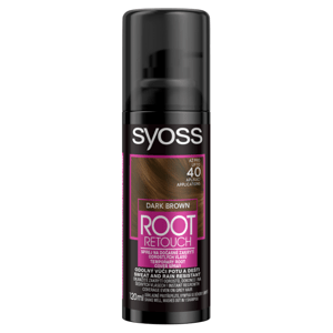 Syoss Root Retouch sprej pro dočasné zakrytí odrostů Tmavě hnědý 120ml