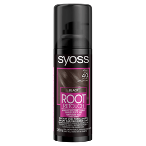 Syoss Root Retouch sprej pro dočasné zakrytí odrostů Černý 120ml