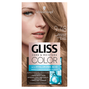 Schwarzkopf Gliss Color barva na vlasy Přirozená Světlá Blond 9-48