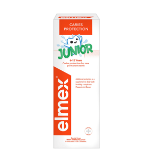 elmex® Junior ústní voda pro děti ve věku 6-12 let 400ml