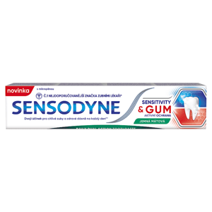Sensodyne Sensitivity & Gum jemná mátová zubní pasta s fluoridem 75ml