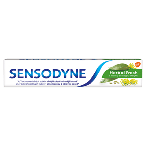 Sensodyne Herbal Fresh zubní pasta s fluoridem a bylinkovou příchutí pro citlivé zuby 75ml