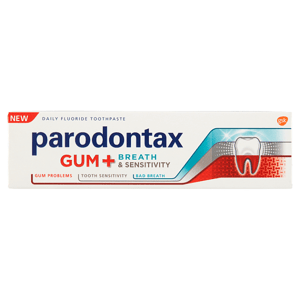 Parodontax Gum + Breath & Sensitivity zubní pasta s fluoridem 75ml