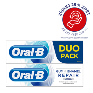 Oral-B Gum & Enamel Repair Gentle Whitening Zubní Pasta 2x75ml