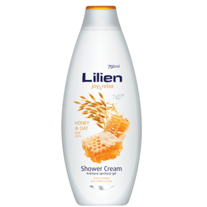 Lilien krémový sprchový gel Honey & Oat 750ml