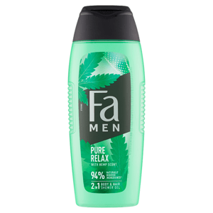 Fa Men Pure Relax 2v1 sprchový gel pro tělo a vlasy s vůní konopí 400ml