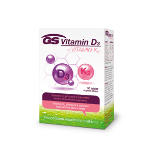 GS Vitamin D3+K2 (30tbl-kra)