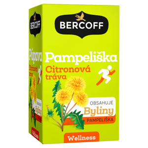Bercoff Wellness Pampeliška citronová tráva 20 x 1,5g (30g)
