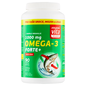 Maxi Vita Exclusive Omega-3 forte+ 1000 mg 90 kapslí 114,5g