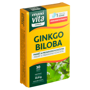 Maxi Vita Herbal Ginkgo biloba 30 tablet 22,8g