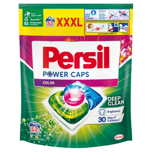 PERSIL prací kapsle Power-Caps Deep Clean Color Doypack 52 praní, 728g