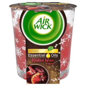 Air Wick Essential Oils Svíčka vůně svařeného vína 105g