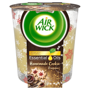 Air Wick Essential Oils Svíčka vůně vanilkového cukroví 105g
