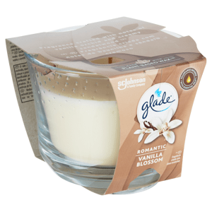 Glade Maxi Romantic Vanilla Blossom parfémovaná svíčka 224g