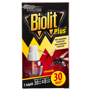 Biolit Plus Náplň do elektrického odpařovače s vůní citronelly 31ml