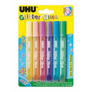 UHU Glitter Glue Shiny (6ks-bli)