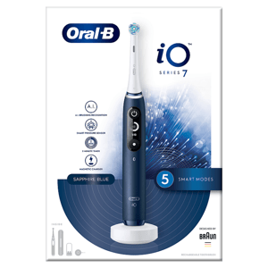 Oral-B iO 7 Modrý Elektrický Zubní Kartáček