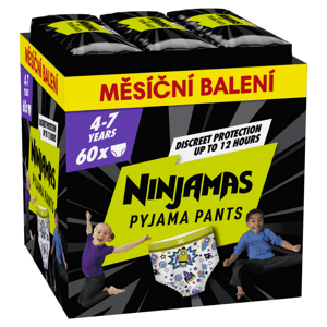 Pampers Ninjamas pyjama pants 4-7let, rakety 60ks