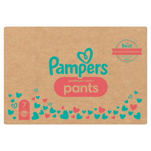 Plenkové Kalhotky Pampers Premium Care Velikost 7, 80, Kusů 17kg+