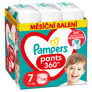 Pampers Pants Plenkové Kalhotky Velikost 7, 114 Kusů, 17kg+
