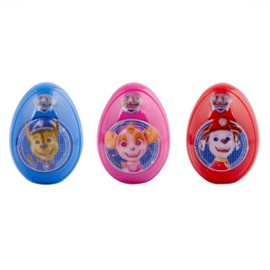 Paw Patrol Collection Egg - vejce s 3D reliéfem, cukrovinkou a hračkou 10g, 1ks mix barevných variant