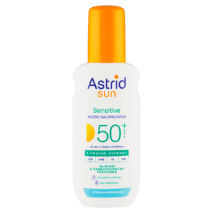 Astrid Sun Sensitive mléko na opalování ve spreji SPF 50+ 150ml