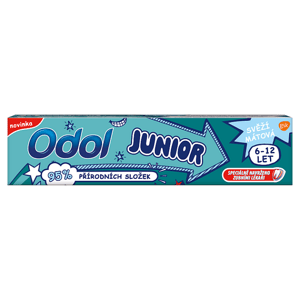 Odol Junior 6-12 let svěží mátová zubní pasta s fluoridem 50ml