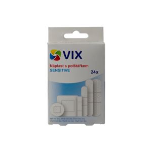 VIX náplast Sensitive Strips (24ks/kra)