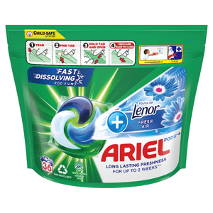 Ariel All-in-1 PODS, Tekutý Prací Prostředek V Kapslích, 36 Praní