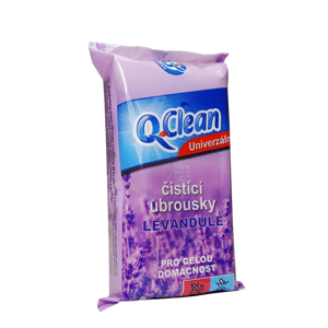 Q Clean univerzální ubrousky 50ks - Levandule