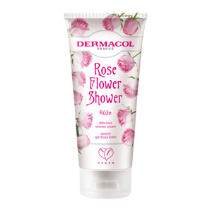 Dermacol Flower shower sprchový krém Růže 200ml