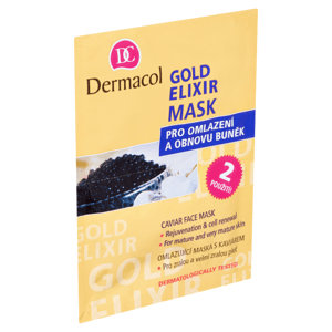 Dermacol Gold Elixir Maska - jednorázová maska