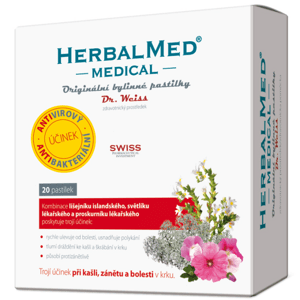 HerbalMed MEDICAL pastilky (20pst/kra)
